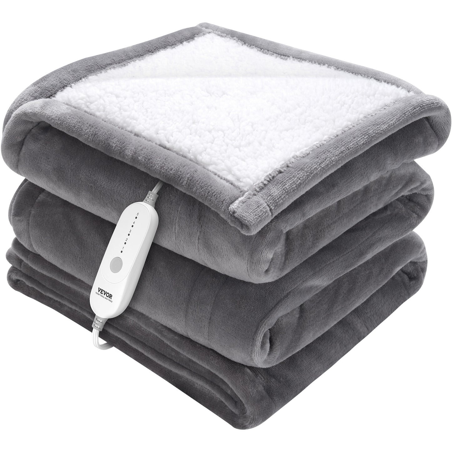 Electric Heated Throw Blanket Warming 50" X 60" with 3Hrs Timer Auto-Off