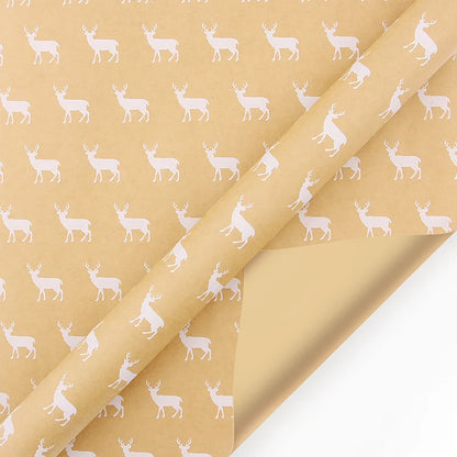 Holiday Gift Wrap – Festive Christmas Kraft Paper for Gifts & Party Decor