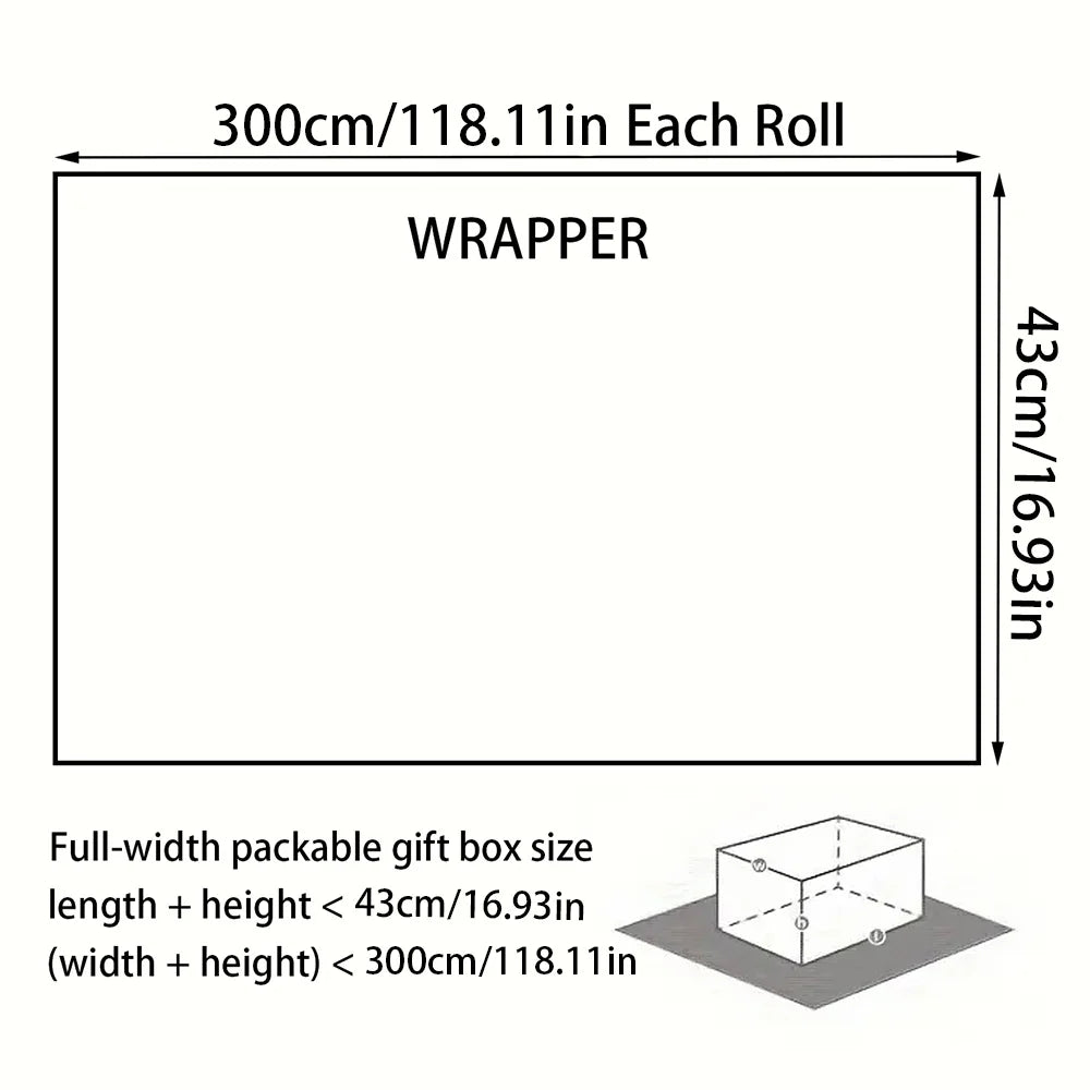 Christmas Gift Wrapping Paper – Multi-Style Eco-Friendly Roll