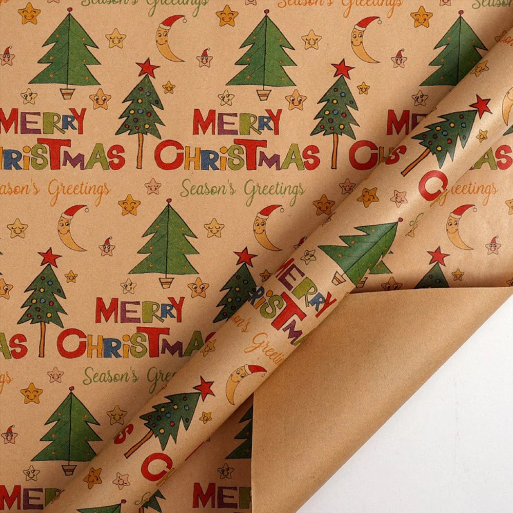 Christmas Gift Wrapping Paper – Multi-Style Eco-Friendly Roll