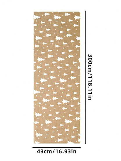 Holiday Gift Wrap – Festive Christmas Kraft Paper for Gifts & Party Decor